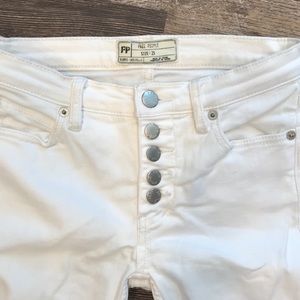 Free people white jeans